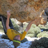 La tortuga 7C bloc � Las Canadas, Teide