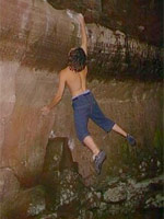 Fred Abel, 1�re de Flying Bubble 7a+ bloc